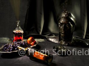 Baroque Still Life – Classical Wine & DANTE Fine Art Print