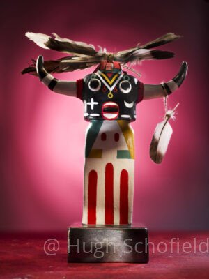 Hopi Tribe Solar Guardian – Horned Ceremonial Fine Art Print