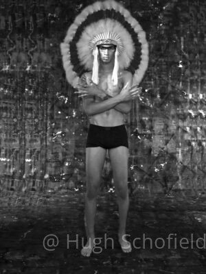 SlimKa – The Feather Crown Portrait Art Print