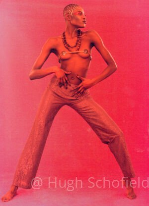 Scarlet Rhythm – Contemporary Fashion Portrait Art Print