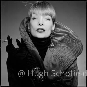 Black and White Fashion "Willy" Portrait – Timeless Iconic Elegance